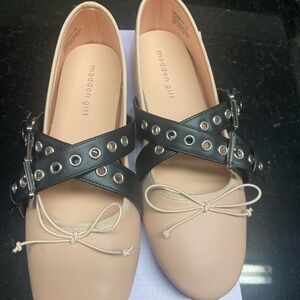Madden Girl Ballet Flats with Bow Detail